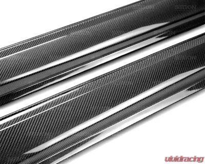 Seibon OEM-Style Carbon Fiber Side Skirts Subaru WRX 2015-2021 - SS15SBIMP-OE