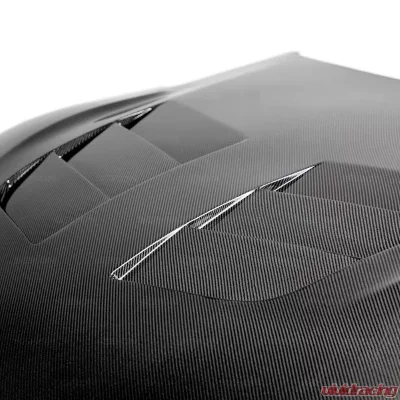 Seibon TSII Style Double-Sided Carbon Fiber Hood Toyota Supra A90 2-Door Coupe 2020-2024 - HD20TYSUP-TSII-DS