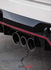 Seibon OEM-Style Carbon Fiber Rear Lip Spoiler Honda Civic Type-R 2017-2021                                     - RL17HDCVR-OE - Image 4