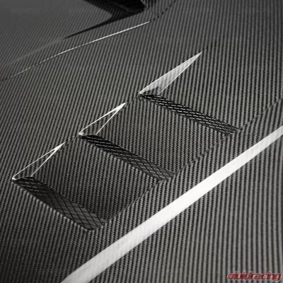 Seibon TS-Style Carbon Fiber Hood Honda Civic Type-R 2017-2021 - HD17HDCVR-TS