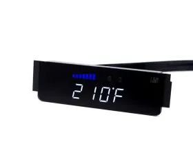 P3 V3 OBD2 - VW MK5 Gauge 2007-2009 LHD, R Models, Blue Bars | White Digits