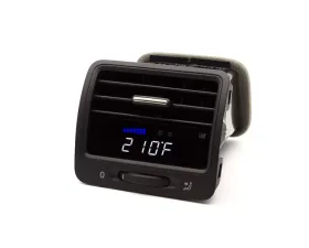 P3 V3 OBD2 - VW MK5 Gauge 2007-2009 LHD, R Models, Blue Bars | White Digits, Pre-Installed in OEM Vent