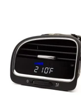 P3 V3 OBD2 - VW MK6 Gauge 2009-2014 RHD, R Models, Blue Bars | White Digits, Pre-Installed in OEM Vent                                     - R3P3VGR6+V - Image 3