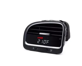 P3 V3 OBD2 - VW MK6 Gauge 2009-2014 LHD, Golf/GT, Red Bars | White Digits, Pre-Installed in OEM Vent