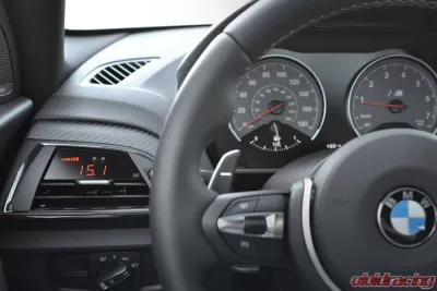 P3 Analog Gauge LHD, Orange Bars / Orange Digits, Pre-Installed in OEM Vent BMW F2X | F87 2013-2021 - LAP3BF2X+V