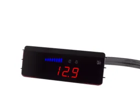 P3 Analog Gauge - VW Mk4 1997-2004 RHD, Blue Bars / Red Digits