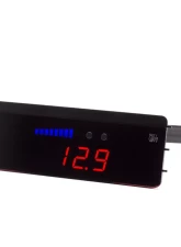 P3 Analog Gauge - VW Mk4 1997-2004 RHD, Blue Bars / Red Digits                                     - RAP3VGR4 - Image 2