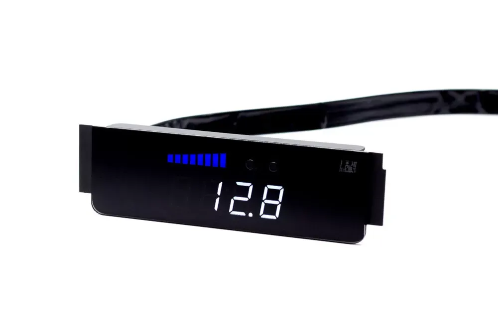 P3 Analog Gauge - VW MK5 2005-2009 LHD, Blue Bars | White Digits - LAP3VGR5