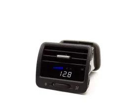 P3 Analog Gauge - VW MK5 2005-2009 LHD, Blue Bars | White Digits, Pre-Installed in OEM Vent