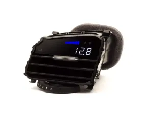 P3 Analog Gauge - VW MK7 2014-2019 LHD, Blue Bars | White Digits, Pre-Installed in OEM Vent