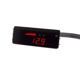 P3 Analog Gauge - VW Mk4 1997-2004 LHD, Red Bars / Red Digits