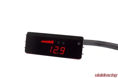 P3 Analog Gauge - VW Mk4 1997-2004 LHD, Red Bars / Red Digits - LAP3VGT4