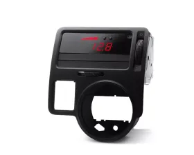 P3 Analog Gauge - VW Mk4 1997-2004 LHD, Red Bars / Red Digits, Pre-Installed in OEM Vent