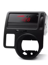 P3 Analog Gauge - VW Mk4 1997-2004 LHD, Red Bars / Red Digits, Pre-Installed in OEM Vent                                     - LAP3VGT4+V - Image 2
