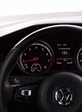 P3 Analog Gauge - VW MK7 2014-2019 RHD, Red Bars | White Digits                                     - RAP3VGT7 - Image 2