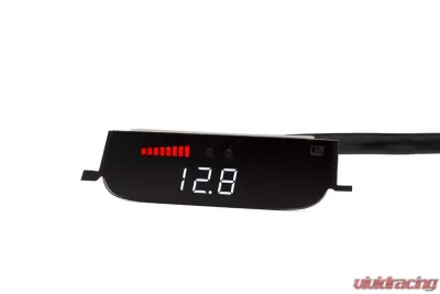 P3 Analog Gauge - VW EOS/Scirocco 2009-2018 LHD, Red Bars | White Digits - LAP3VSE3