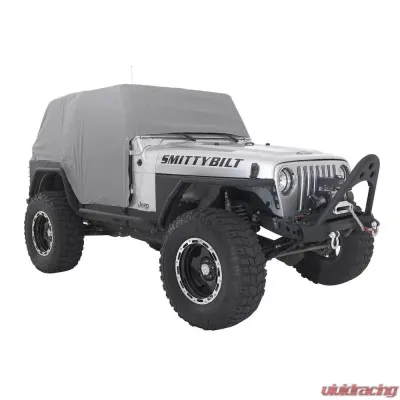 Cab Cover W/Door Flap 92-06 Wrangler YJ/TJ LJ Gray Smittybilt - 1061