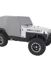 Cab Cover W/Door Flap 92-06 Wrangler YJ/TJ LJ Gray Smittybilt                                     - 1061 - Image 2