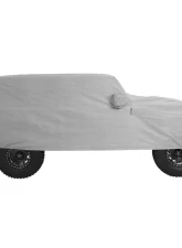 Smittybilt JL Wrangler Full Climate Jeep Cover w/Storage Bag-Lock-Cable 2018-Present Wrangler JL 4-Door Gray Smittybilt                                     - 845 - Image 4