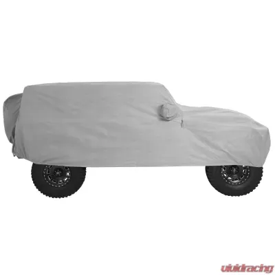 Smittybilt JL Wrangler Full Climate Jeep Cover w/Storage Bag-Lock-Cable 2018-Present Wrangler JL 4-Door Gray Smittybilt - 845