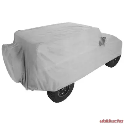 Smittybilt JL Wrangler Full Climate Jeep Cover w/Storage Bag-Lock-Cable 2018-Present Wrangler JL 4-Door Gray Smittybilt - 845