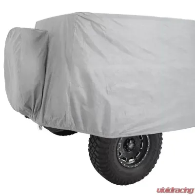 Smittybilt JL Wrangler Full Climate Jeep Cover w/Storage Bag-Lock-Cable 2018-Present Wrangler JL 4-Door Gray Smittybilt - 845