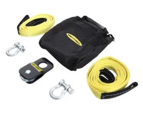 Winch Accessory Kit ATV Includes Snatch Block, Pair Of Shackles, Pair Of Straps Smittybilt