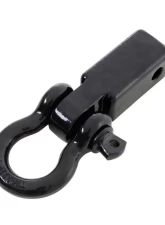 Receiver Hitch D-Ring 3/4 Inch 4.75 Ton Rating Fits 2 Inch Receiver Black Smittybilt                                     - 29312B - Image 4