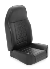 Front Seat Standard Bucket 76-14 Wrangler CJ/YJ/TJ/LJ/JK Vinyl Black Smittybilt                                     - 44901 - Image 2