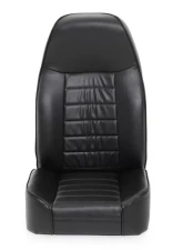 Front Seat Standard Bucket 76-14 Wrangler CJ/YJ/TJ/LJ/JK Vinyl Black Smittybilt                                     - 44901 - Image 2