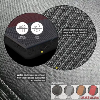 Smittybilt Black/Black Gen2 Neoprene Seat Cover Set Jeep Wrangler JL 4-Door 18-20 - 577101