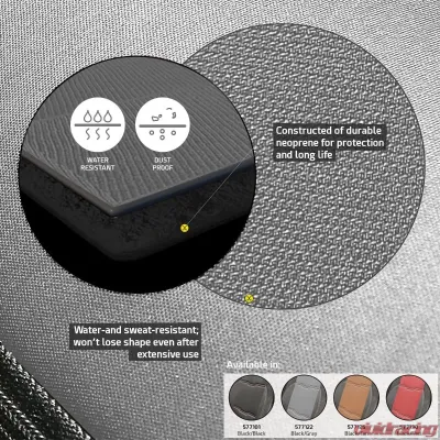 Smittybilt Black/Charcoal Gen2 Neoprene Seat Cover Set Jeep Wrangler JL 4-Door 18-20 - 577122