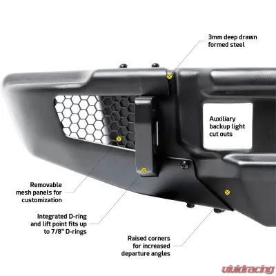 Smittybilt Stryker Rear Bumper Jeep Wrangler JK 07-18 - 76732
