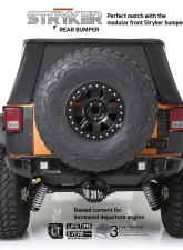 Smittybilt Stryker Rear Bumper Jeep Wrangler JK 07-18                                     - 76732 - Image 5