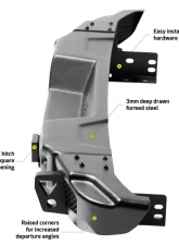 Smittybilt Stryker Rear Bumper Jeep Wrangler JK 07-18                                     - 76732 - Image 7