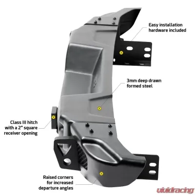 Smittybilt Stryker Rear Bumper Jeep Wrangler JK 07-18 - 76732