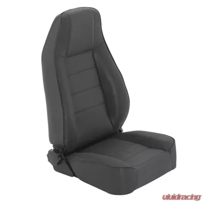 Front Seat Factory Style Replacement W/ Recliner 76-16 Wrangler CJ/YJ/TJ/LJ/JK Denim Black Smittybilt - 45015