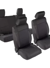 Smittybilt Neoprene Seat Cover 08-12 Wrangler JK 4 DR Set Front/Rear Black Smittybilt                                     - 471701 - Image 2