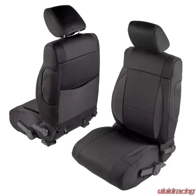 Smittybilt Neoprene Seat Cover 08-12 Wrangler JK 4 DR Set Front/Rear Black Smittybilt - 471701