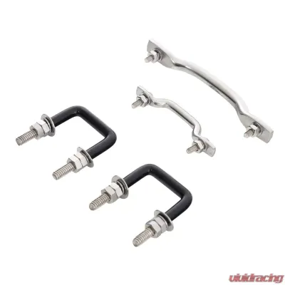 Smittybilt Windshield Tie Down Kit 55-95 Wrangler YJ/CJ Stainless Steel Smittybilt - 7411