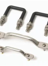 Smittybilt Windshield Tie Down Kit 55-95 Wrangler YJ/CJ Stainless Steel Smittybilt                                     - 7411 - Image 2