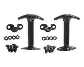 Hood Catch Kit 55-95 Wrangler YJ/CJ Black Smittybilt