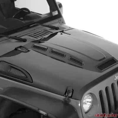 Smittybilt H.E.M.I. Vented Hood Jeep Wrangler JK 2|4-Door 07-18 - 76500