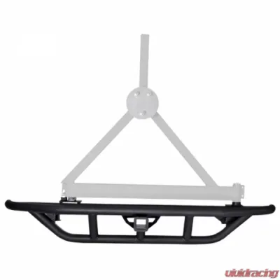 Smittybilt SRC Rear Bumper 87-06 Wrangler YJ/TJ/LJ Black Smittybilt - 76621-01