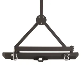 Smittybilt SRC Classic Rock Crawler Rear Bumper 87-06 Wrangler CJ/YJ/TJ/LJ Black Smittybilt
