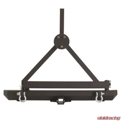 Smittybilt SRC Classic Rock Crawler Rear Bumper 87-06 Wrangler CJ/YJ/TJ/LJ Black Smittybilt - 76651D-01