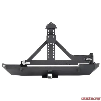 XRC Rear Swing Away Tire Carrier 87-06 Wrangler YJ/TJ/LJ Black Textured Smittybilt - 76654