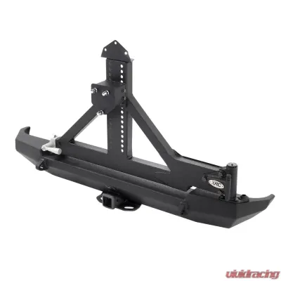 XRC Rear Swing Away Tire Carrier 87-06 Wrangler YJ/TJ/LJ Black Textured Smittybilt - 76654