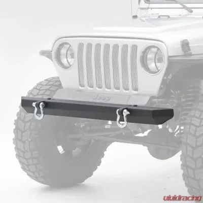 SRC Classic Front Bumper W/D Rings 76-06 Wrangler CJ/TJ/TJ/LJ Black Textured Smittybilt - 76740D