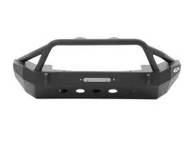 Smittybilt XRC Front Jeep JK Bumper w/ Stinger Winch Plate D-Rings 07-18 Jeep JK Wrangler Black Powdercoat Smittybilt